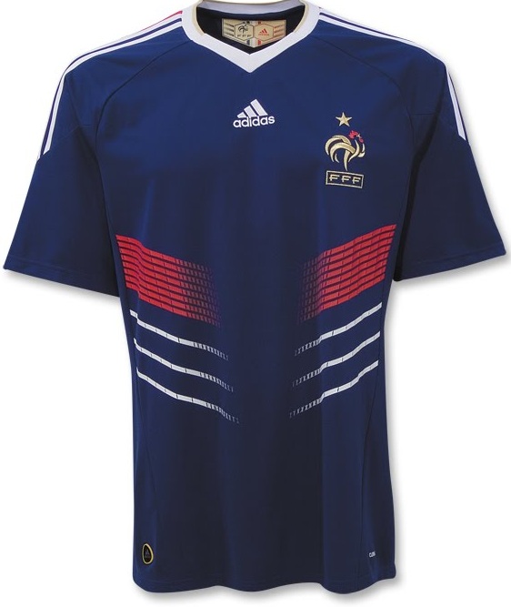 Camisa I Seleção da França 2010 Adidas retro 